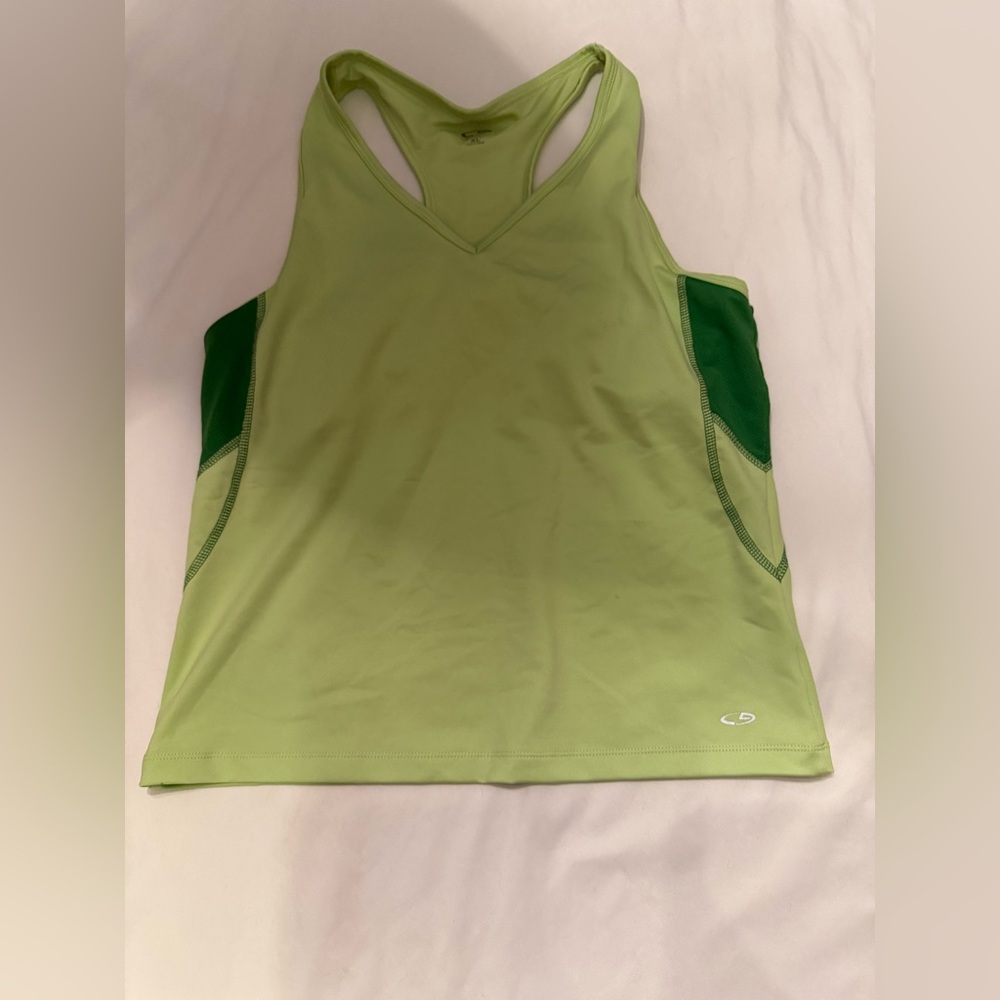 Champion Light Green Athletic Tank XL tank top